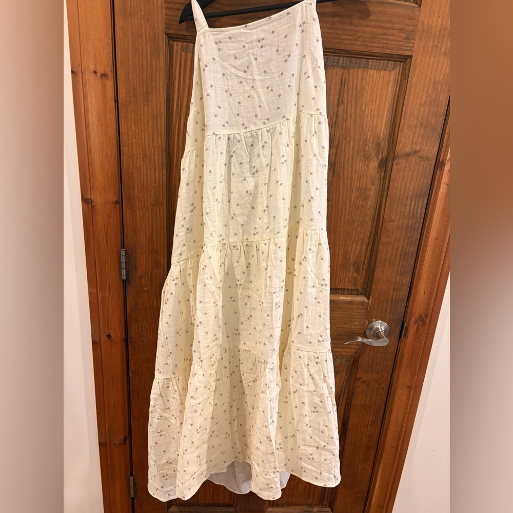 NWT - Rylee + Cru Harbor Dress Blue Ditsy - Picture 3 of 5